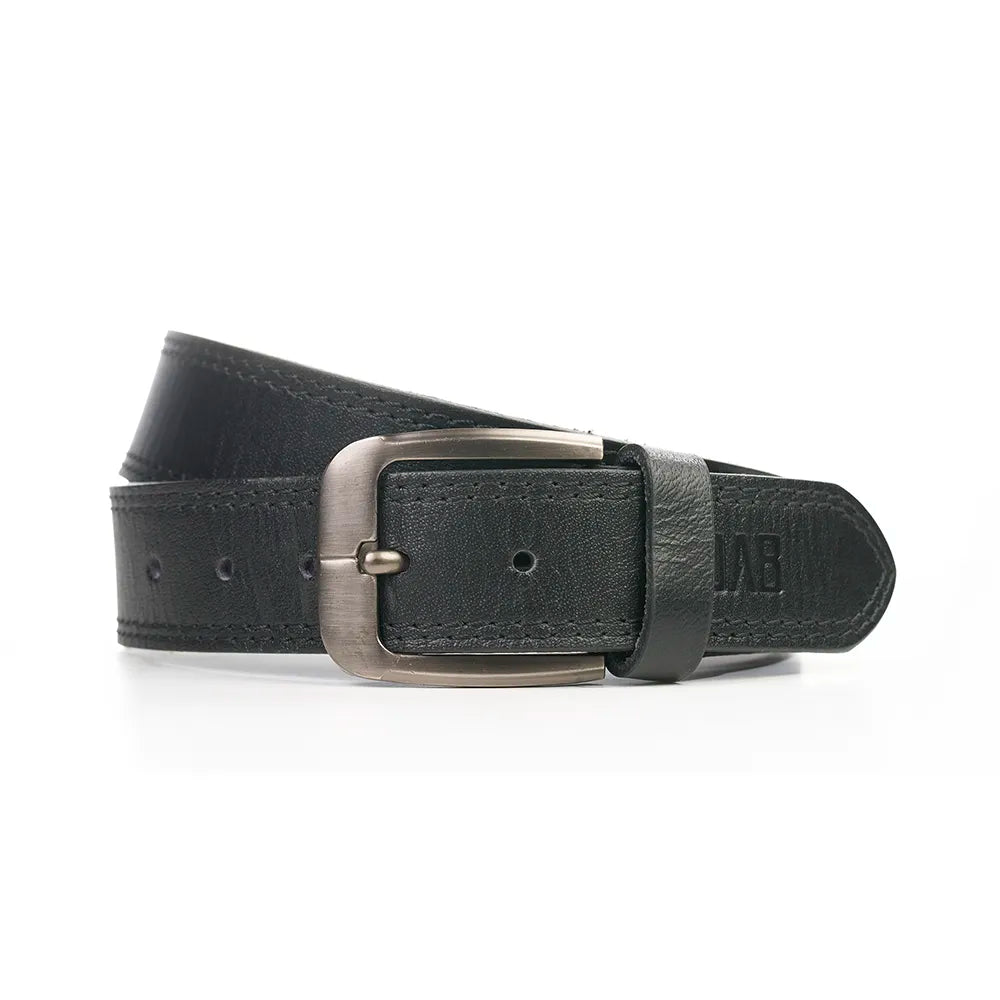 Double Stitch Belt Black