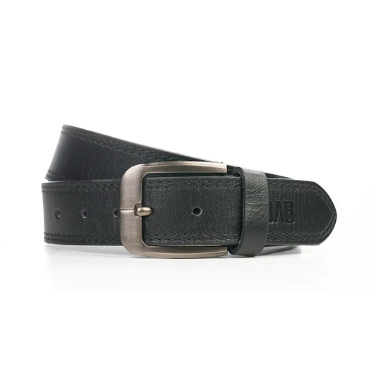 Double Stitch Belt Black
