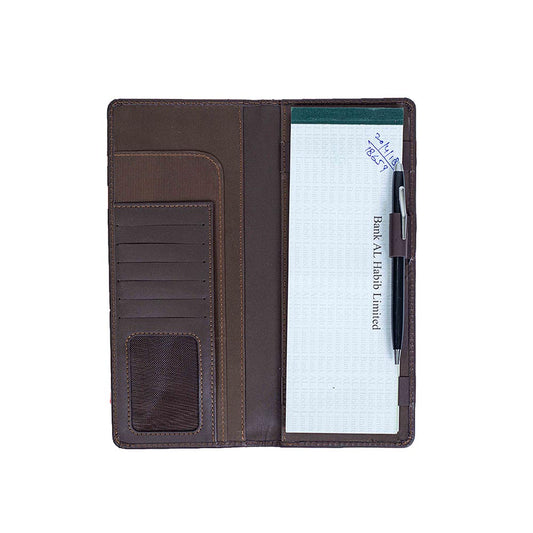 Checkbook Cover – Brown