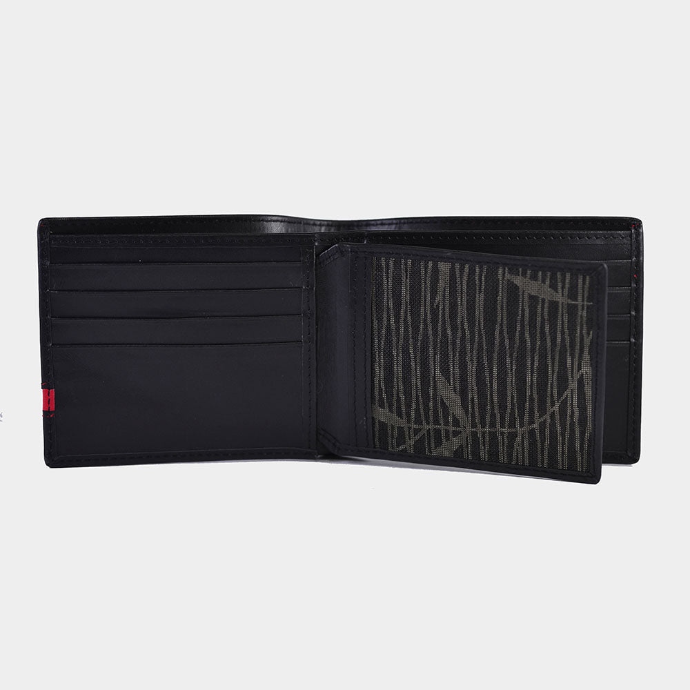 Bifold Wallet With Small Strip – Red