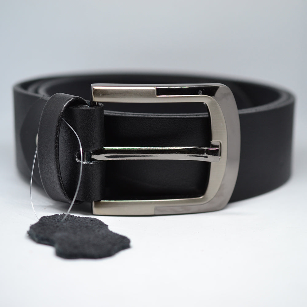35mm Leather Belt – Black