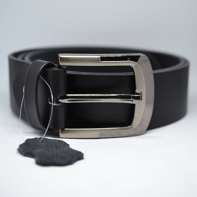 Plain Leather Belt – Black