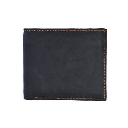 Pull-up Leather Wallet CH19 – Black/Tan