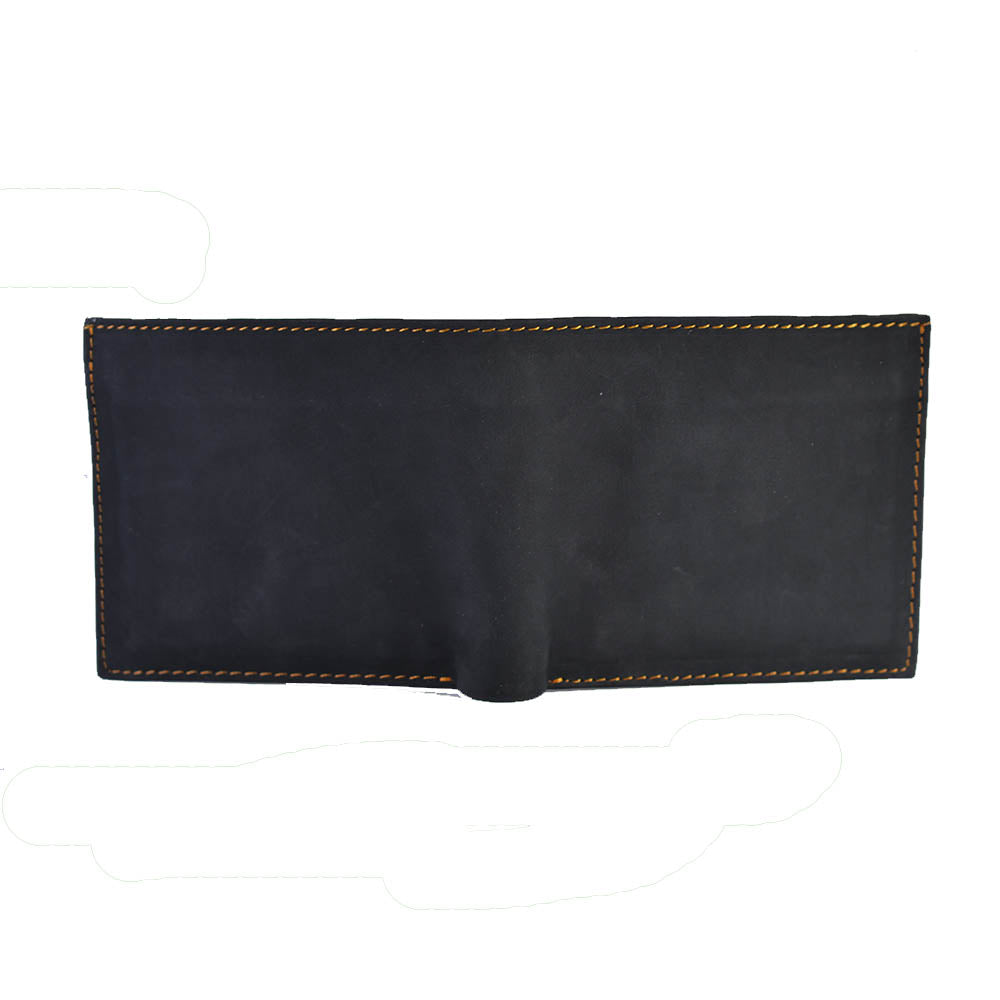 Pull-up Leather Wallet CH19 – Black/Tan