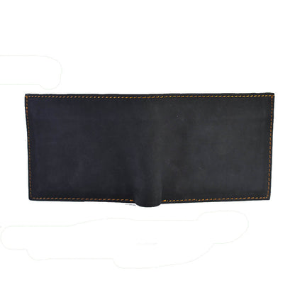Pull-up Leather Wallet CH19 – Black/Tan