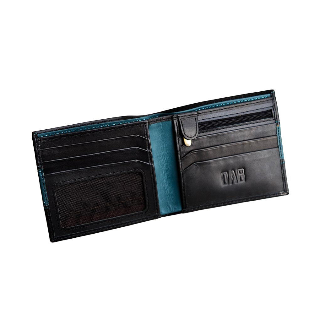 Bifold Wallet 797 – Black/Teal