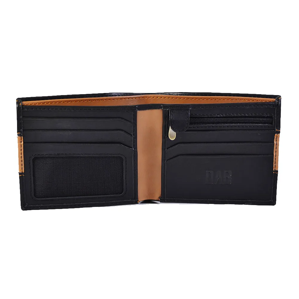 Bifold Wallet 797 – Black/Tan