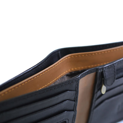 Bifold Wallet 797 – Black/Tan