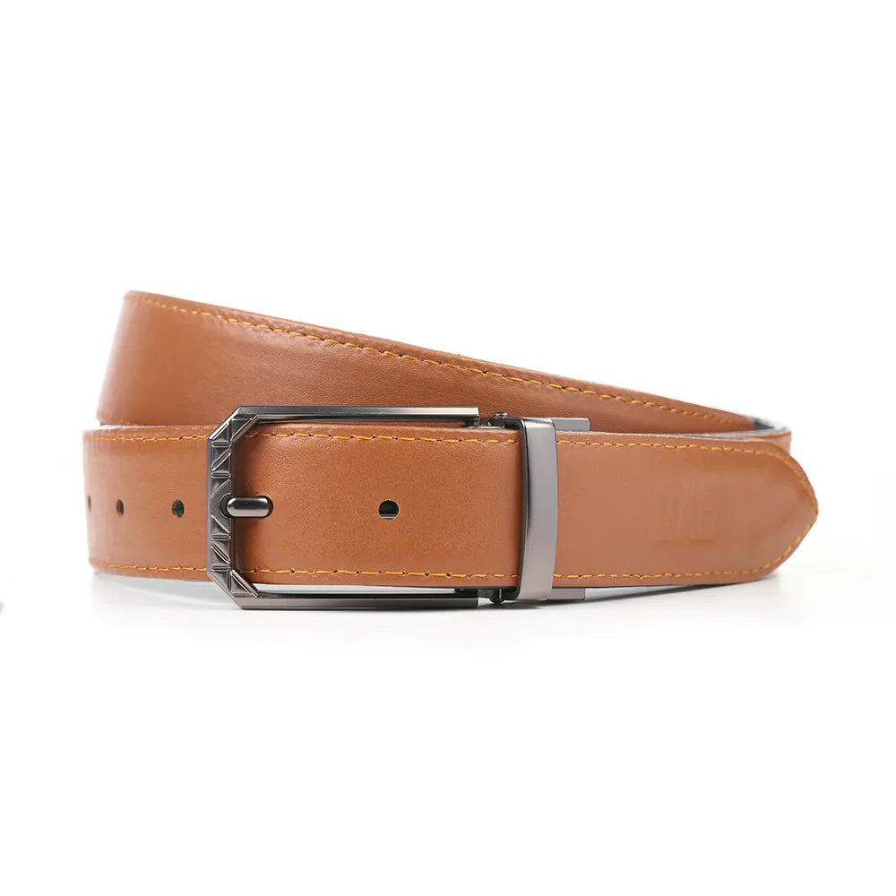 Double Sided Belt Tan + Black