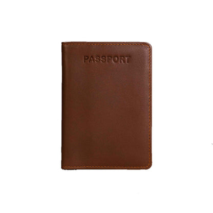 Leather Passport Holder – Tan
