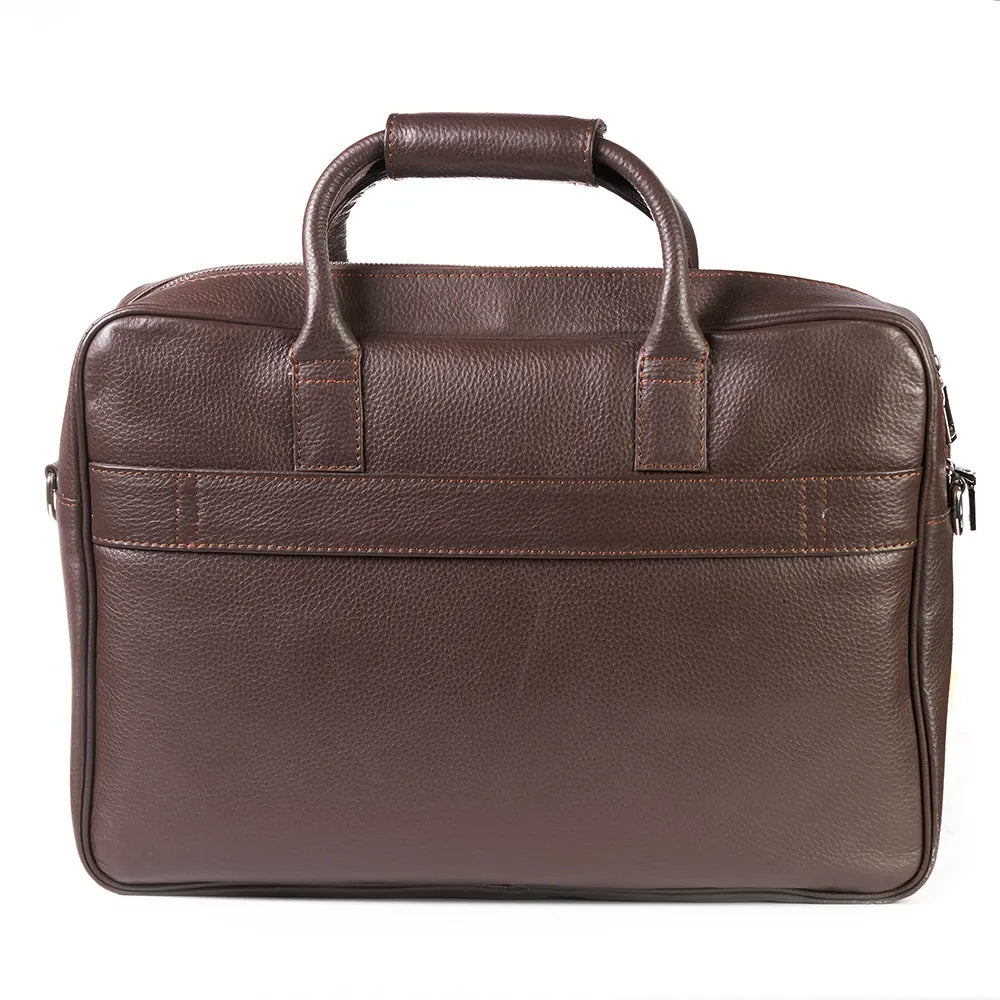 Sleek Laptop Bag – Brown