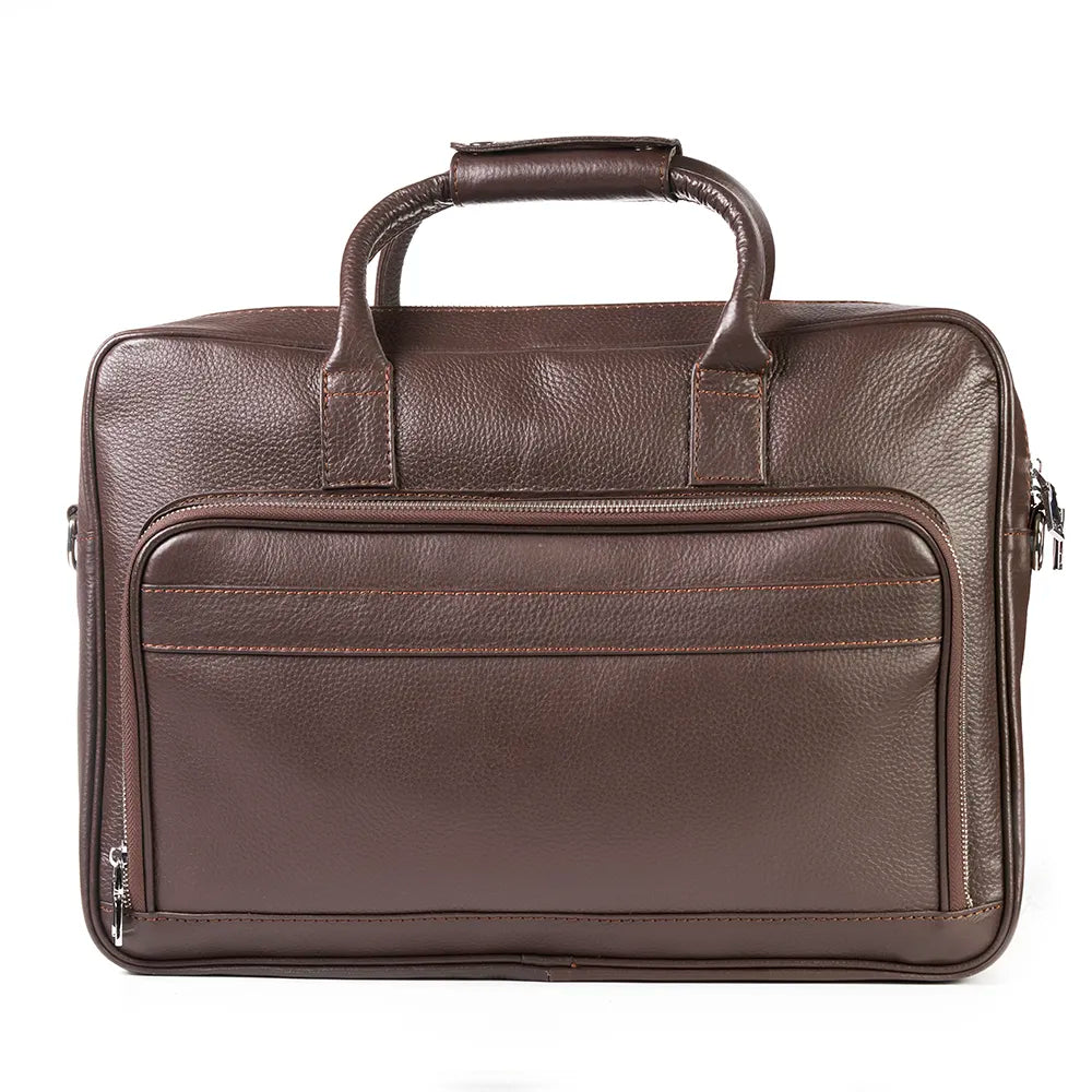 Sleek Laptop Bag – Brown