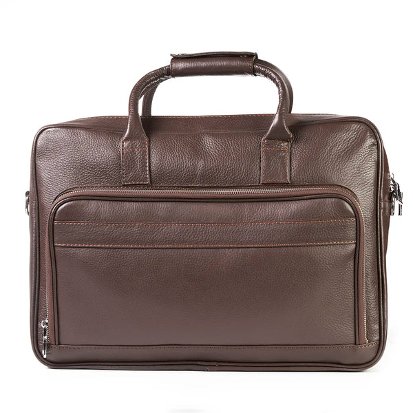 Sleek Laptop Bag – Brown