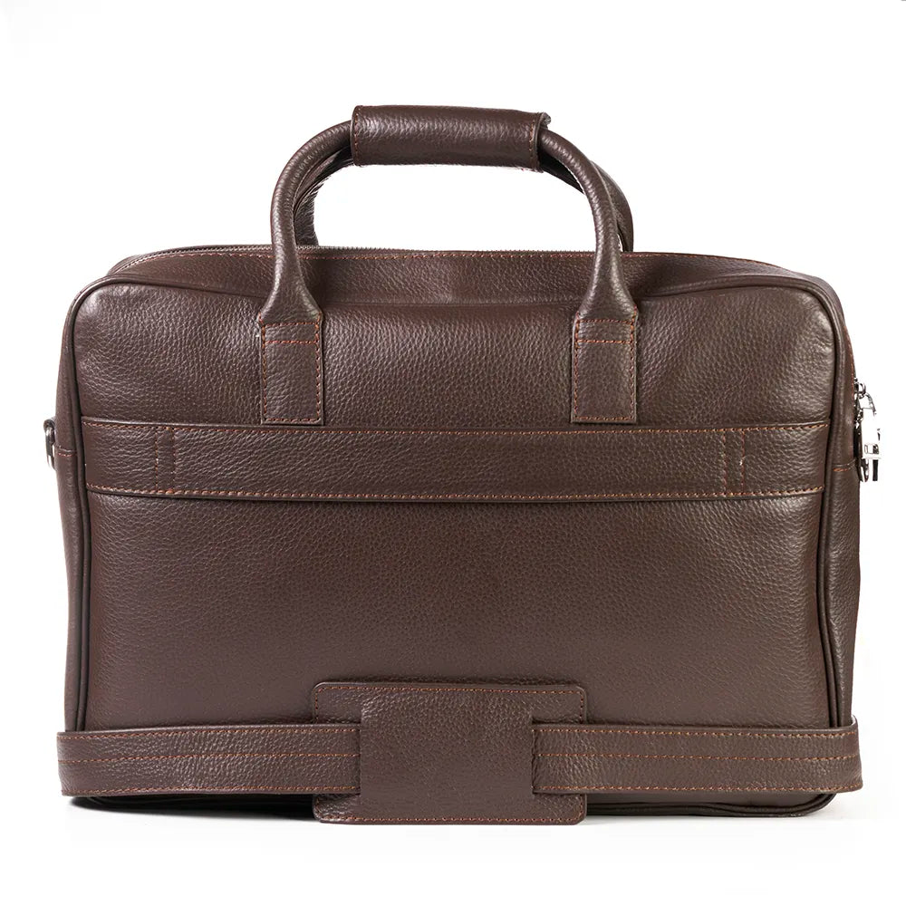 Sleek Laptop Bag – Brown