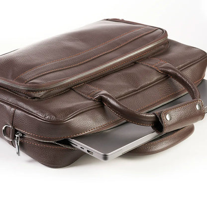 Sleek Laptop Bag – Brown