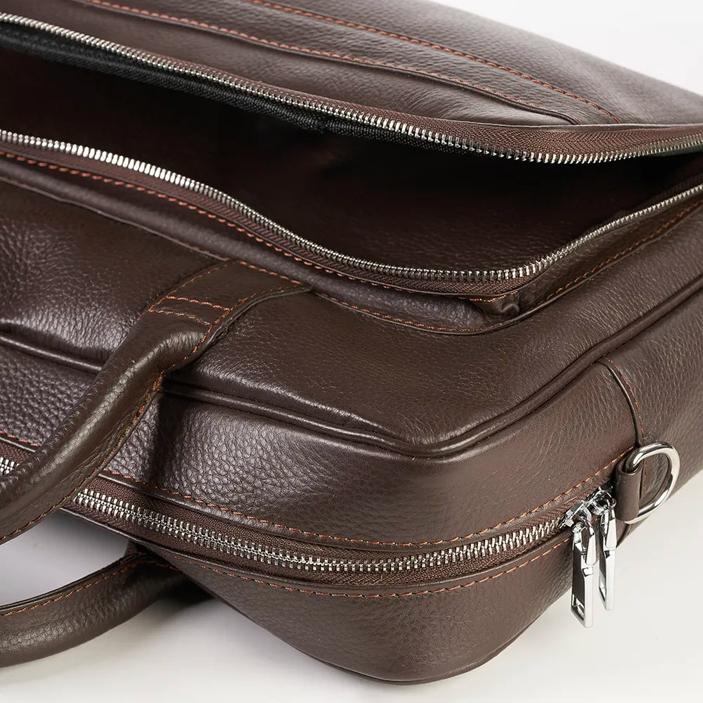 Sleek Laptop Bag – Brown