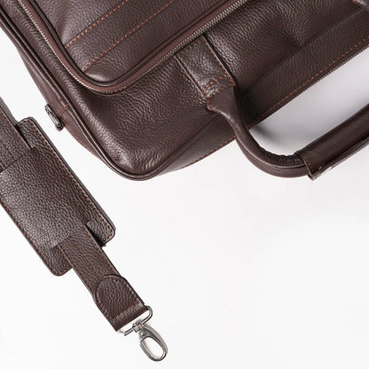 Sleek Laptop Bag – Brown