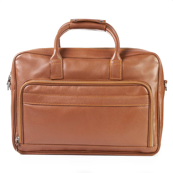 Sleek Laptop Bag – Tan
