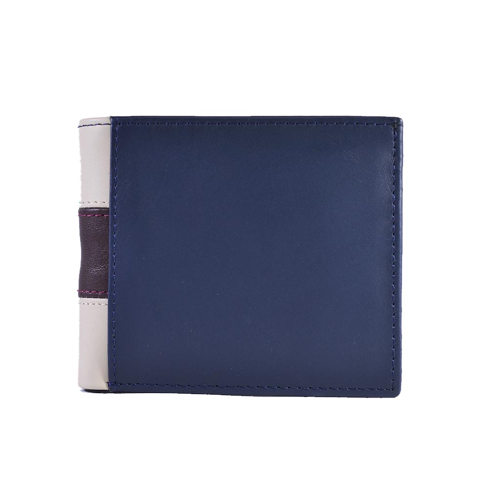 Bifold Wallet BYII – Blue | DAB Leather Accessories